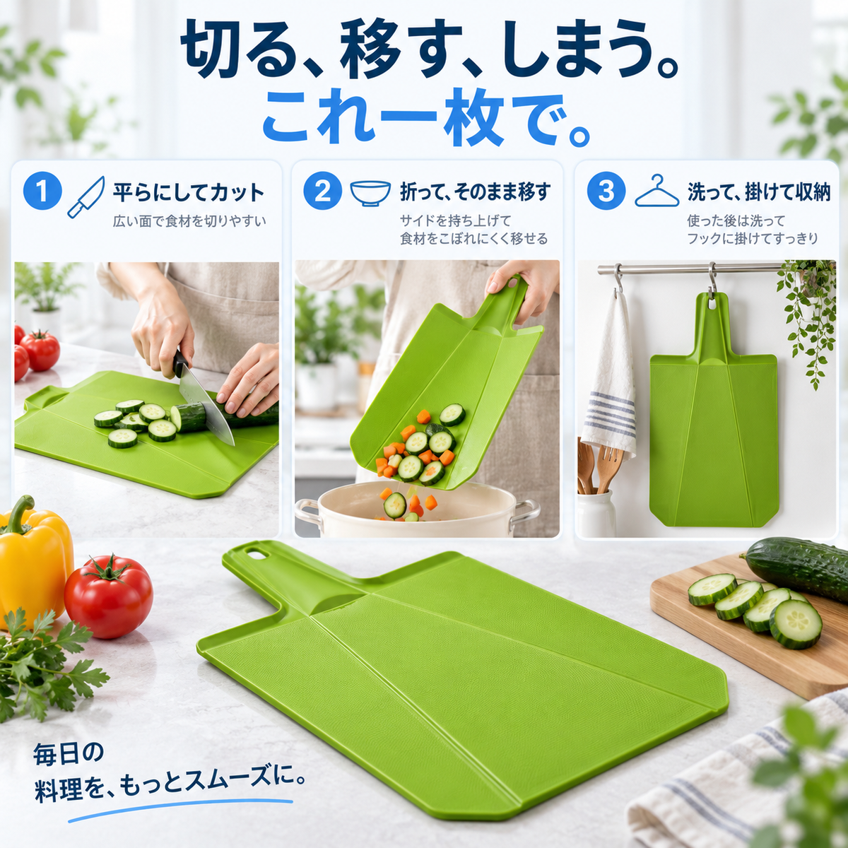 NMY キッテザー 折りたたみまな板