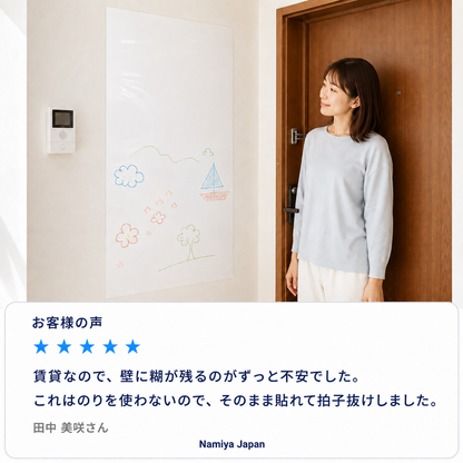 NMY ペタカキ 貼ってはがせるホワイトボードシート