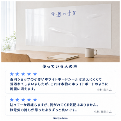 NMY ペタカキ 貼ってはがせるホワイトボードシート