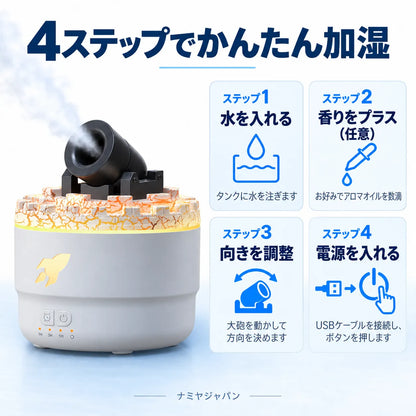 NMY モクポン 大砲型加湿器