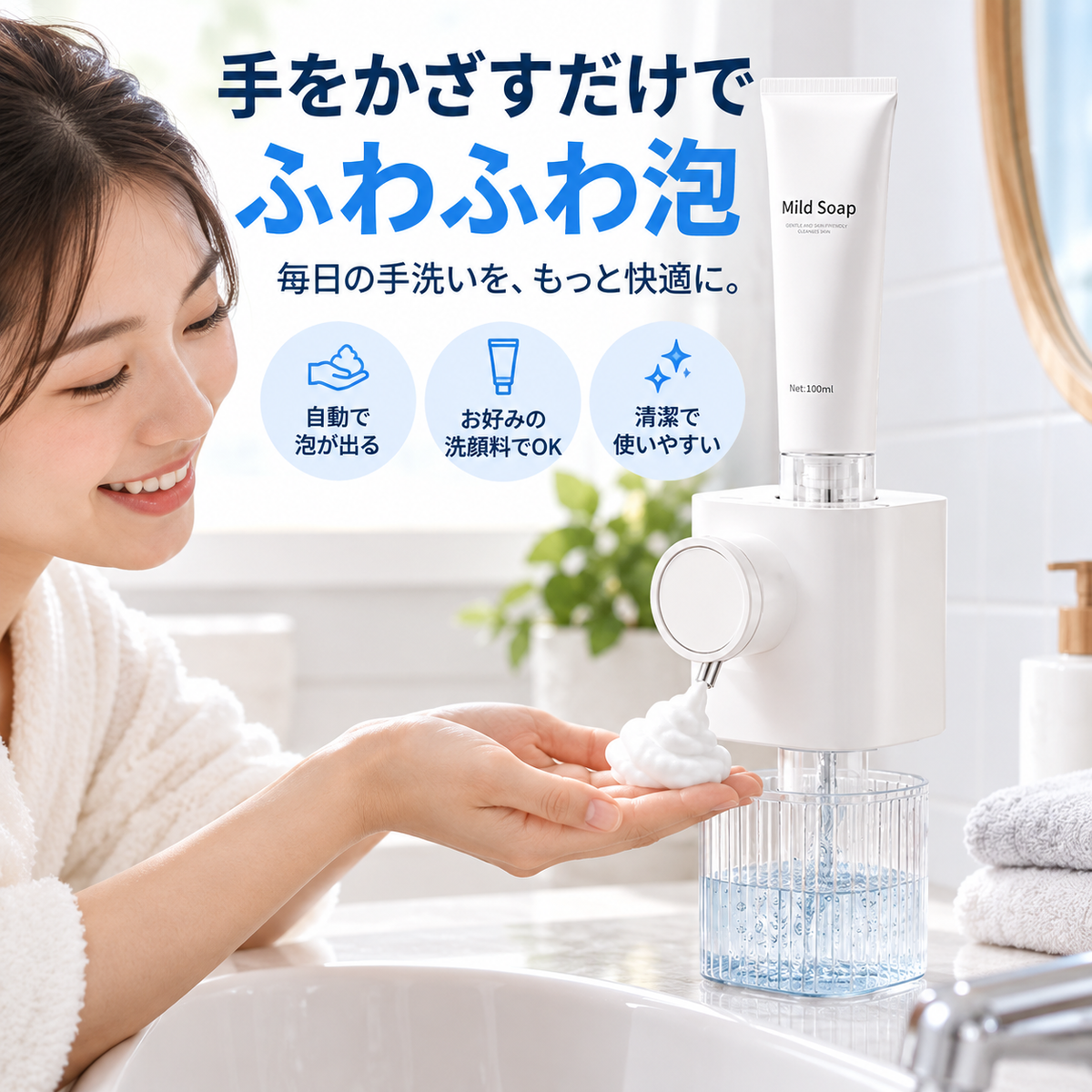 NMY 洗顔用泡立て器