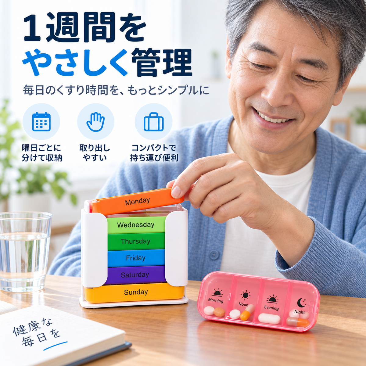 NMY ナナポケ 曜日別ピルケース