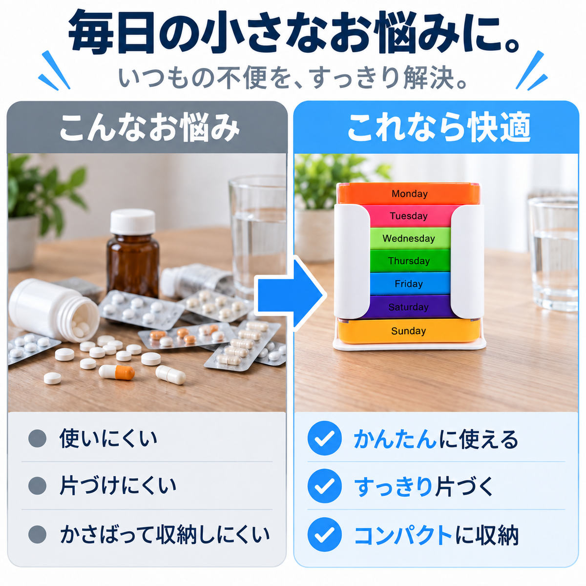 NMY ナナポケ 曜日別ピルケース