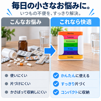 NMY ナナポケ 曜日別ピルケース