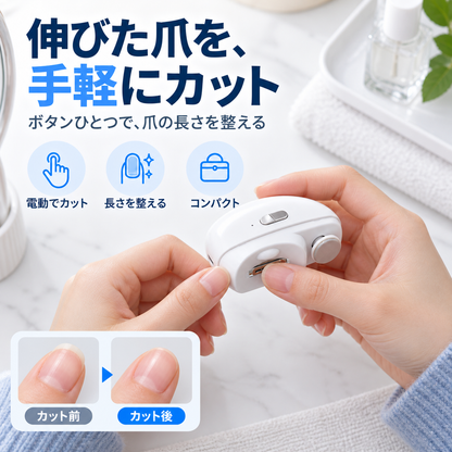 NMY ツメマル 電動爪切り