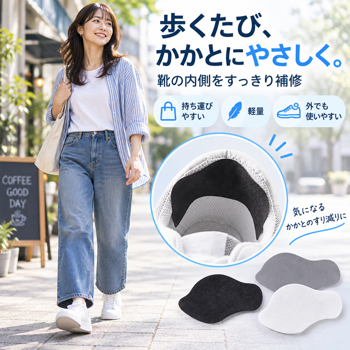 NMY カカトン 靴のかかと補修シート