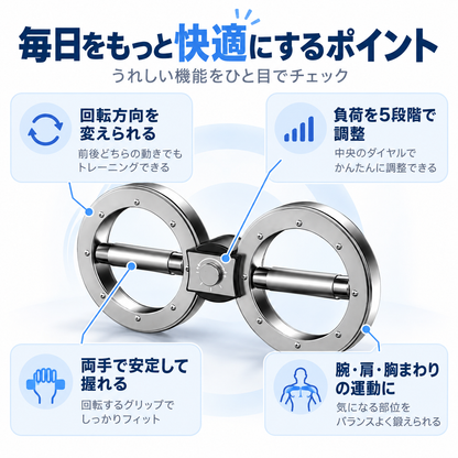 NMY ウデクル 回転式アームトレーナー
