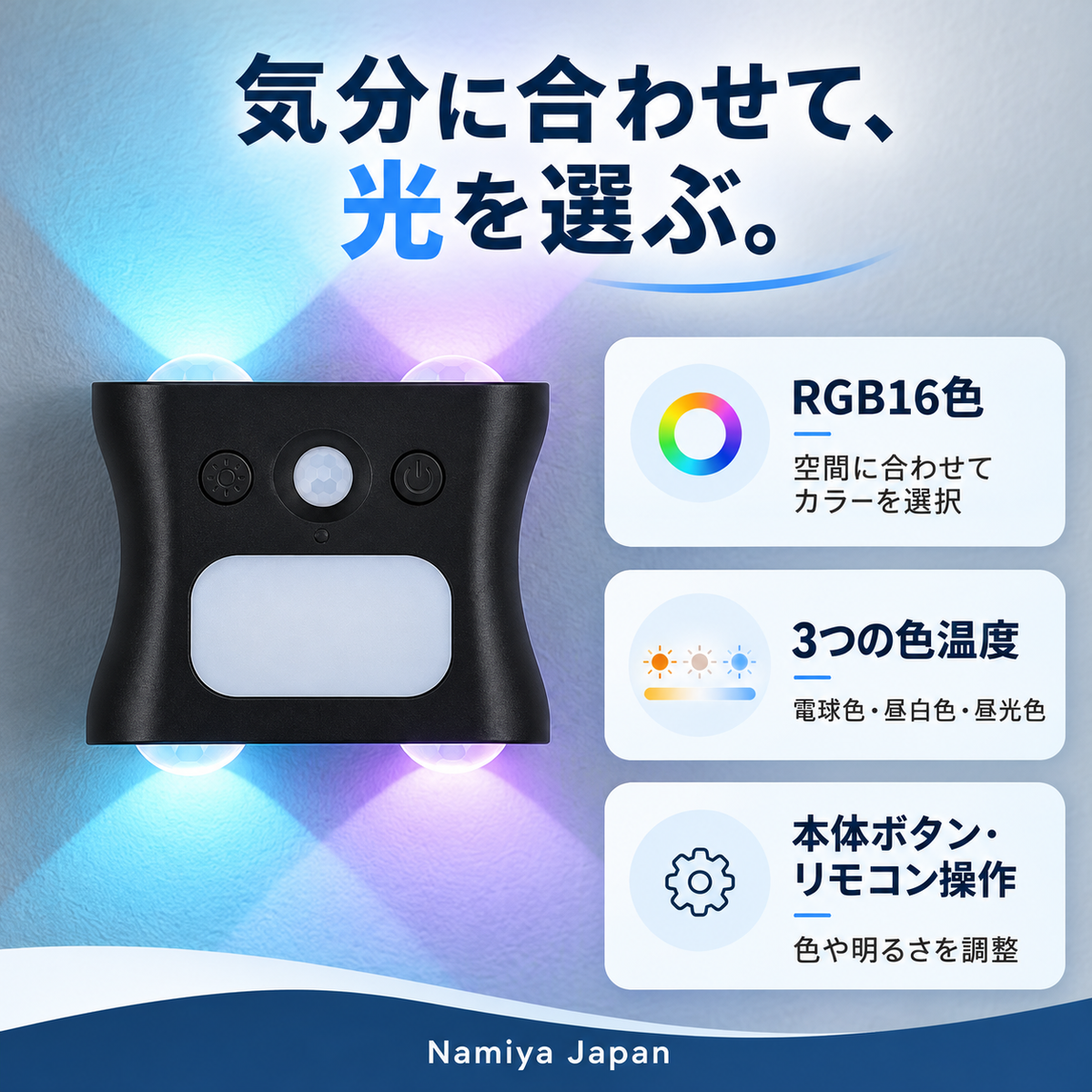 NMY ニジハネ センサーライト