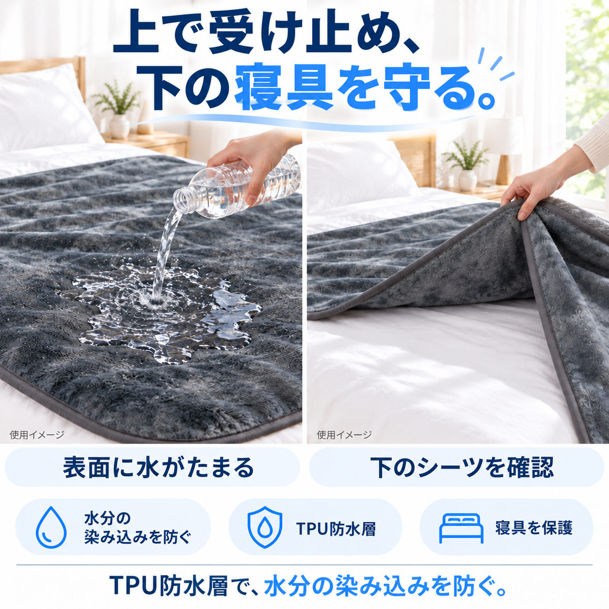 NMY フタリケット 防水毛布