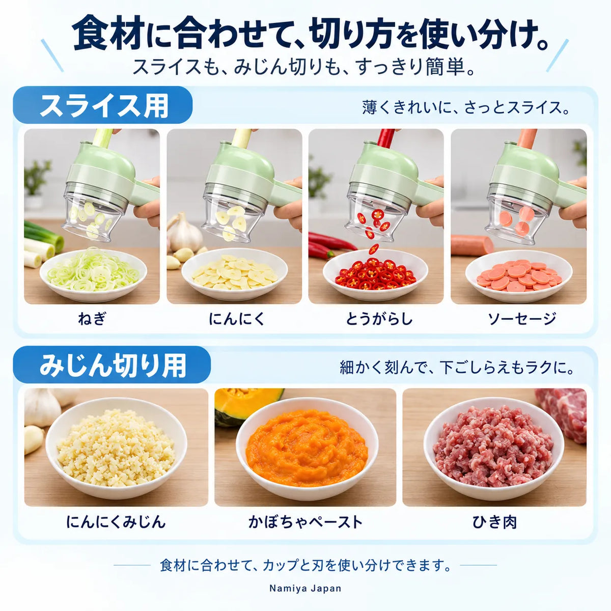 NMY サクミジン コードレスチョッパー