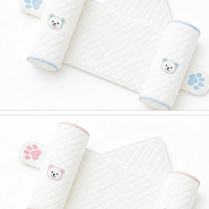 ふちどりがブルーのネムポケと、ふちどりがピンクのネムポケ